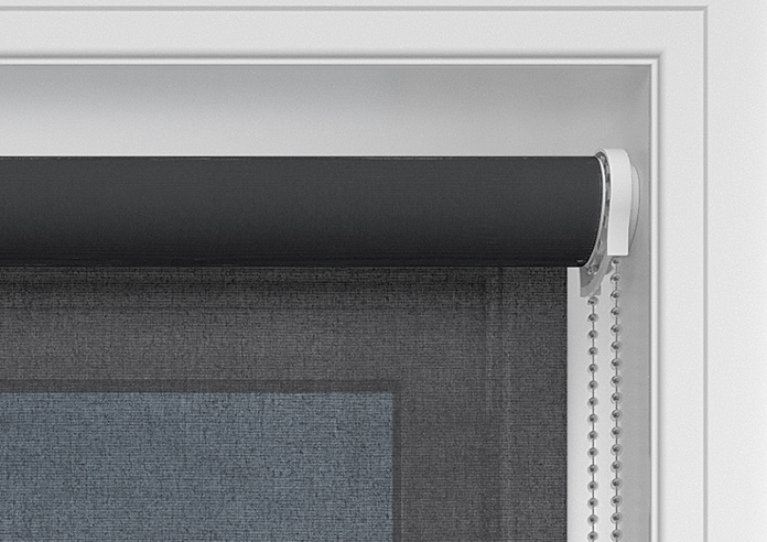 Illusion, Charcoal - Twist&Fit Roller Blind - Image 11